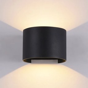 MAYTONI O573WL-L6B FULTON Modern Kültéri Fali Lámpa Fekete LED IP54