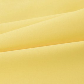 Goldea gyermek pamut lepedő kiságyba - sárga 70 x 140 cm