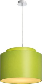 RENDL DOUBLE 40/30 lámpabúra Chintz lime/fehér PVC max. 23W