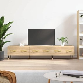 Sonoma tölgyszínű műfa TV-szekrény 150x36x55 cm