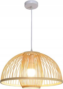Bambusz Függőlámpa E27 Boho Kínai Csillár
