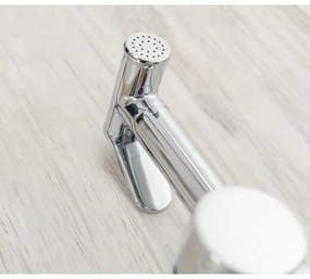 REA-B4106-Bidet. bidécsaptelep kézi zuhannyal falba süllyesztett beépítéshez LUNGO fényes króm