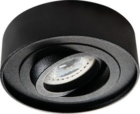 Mennyezetbe Építhető Lámpa Fekete MINI BORD KANLUX 28783