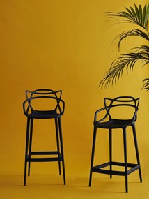 Masters bárszék, 75 cm magas, több szénben - Kartell szín: fekete