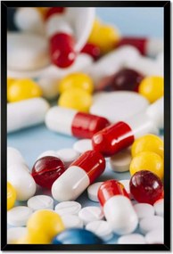 Poszterek keretben 40x60 Szórható tabletták