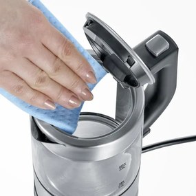 Severin WK 3472 - Gyorsforraló 0,5 l 1100W/230V rozsdamentes acél/üveg