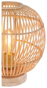 Globo 15368T - Asztali lámpa HILDEGARD 1xE27/60W230V bambusz