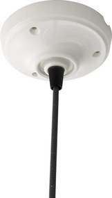 RENDL FABIO függesztő készlet fekete/fehér porcelán 230V LED E27 15W