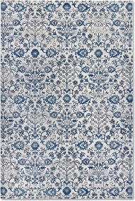 Hagyományos szőnyeg nappaliba 160x235cm,klasszikus krémkék mintás