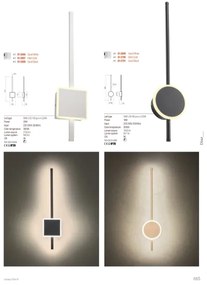 Redo 01-2701 - LED Fali lámpa DIAZ LED/18W/230V CRI 90 fekete