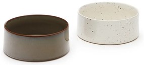 Kerámia kutyatálka szett 2 db-os ø 14 cm Dumbi - Kave Home