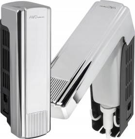 Falra szerelhető folyékony szappan adagoló 350ml diszpenzer adagoló Ezüst Króm