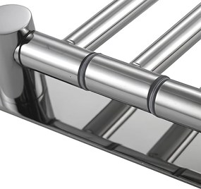 Törülközőtartó, ezüst, HOLDER