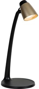 Lucide 18660/05/02 - LED Asztali lámpa LUDO LED/4,5W/230V fekete/arany 18660/05/02