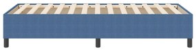 Boxspring Ágy Kék Egyszemélyes Corduroy Szövet