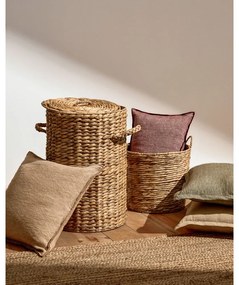 Natúr színű vízijácint szennyeskosár Yessira – Kave Home