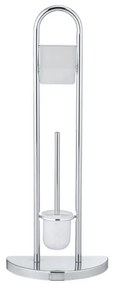 WENKO 16608100 - COSENZA WC-kefe 33x84 cm, fényes króm/szatén