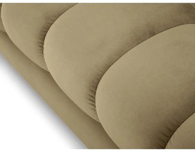 Bali bézs bársony sarokkanapé, jobb oldali - Cosmopolitan Design