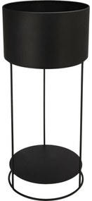 Navelli fém virágállvány-készlet, fekete, 2 db