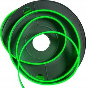 Neon Led Zöld egyoldalas 6x12 Flex 12V 1m
