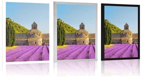 Poszter Provence levendulamezőkkel