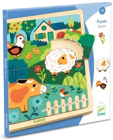 Formaillesztő, formaberakó - Tanyasi állatok - Puzzlo farm