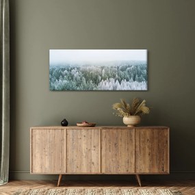 Kép - Havas erdőcsúcsok (120x50 cm)