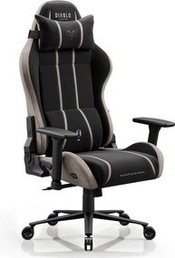 Szövet gamer szék fekete-bézs Diablo X-One 2.0 Camel Black King