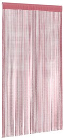 2 db rózsaszín zsinórfüggöny 100 x 250 cm