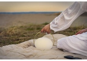 Fehér LED dimmelhető asztali lámpa (magasság 19 cm) Orbit – UMAGE