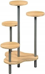 Virágágyás kaspó virágok otthonra Álló Magas könyvespolc 72cm Kesper