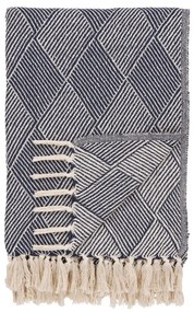 Izmir takaró, kék 130x180 cm