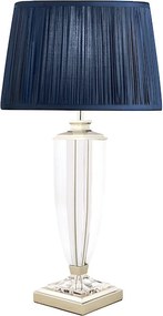 LAURA ASHLEY 3627557-Q CARSON Kristály Asztali lámpa Fehér, Polírozott nikkel B22 IP20