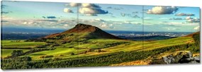 Vászonkép 150x50 Tájkép hegyek sziklák égbolt