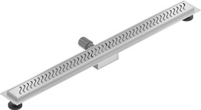 Mexen Lapos rozsdamentes acél zuhanyfolyó 90 cm minta M09, 1028090-15