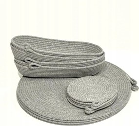 Pamut Zsinór Szett Tányéralátét Szerszámok Italok Boho