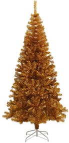 Karácsonyfa 300 LED-del állvánnyal Arany 210 cm PET