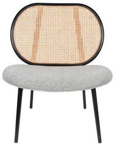 Spike szürke-barna fotel - Zuiver