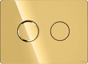 Pneumatikus Öblítőgomb Cersanit Accento Circle Arany K97-461