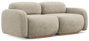 Bézs buklé moduláris kanapé 190 cm Ailani – Makamii