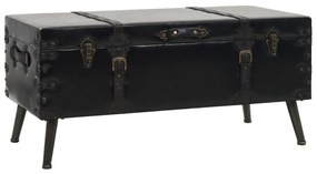 MDF és acél dohányzóasztal 102 x 51 x 48 cm