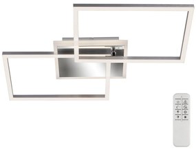 Brilo - LED Dimmelhető felületre szerelhető csillár FRAME 2xLED/20W/230V 2700-6500 + távirányító