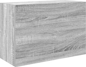 vidaXL szürke sonoma szerelt fa fali fürdőszobaszekrény 60x25x40 cm