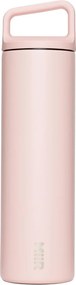 Termikus palack acél zárható Miir Wide Mouth 590 ml púderrózsaszín