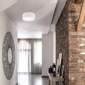 SIRJA mennyezeti lámpa 1xE27/60W/230V, 35 cm átmérő, krém színű