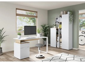 Íróasztal fehér asztallappal 61x140 cm Hasselt – Germania