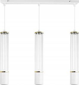 Led Mennyezeti Lámpa Lógó Csillár Fehér Hármas Cső Díszléc Konyha