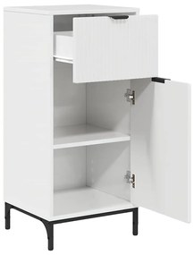 Fürdőszoba bútor szett 3 pcs Magasfényű fehér 39.5 x 36 x 88 cm