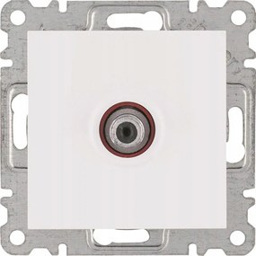 Hager Lumina fehér szimpla Sat aljzat