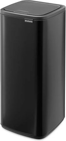 Matt fekete acél érintésre nyíló szemetes 30 l Bo Touch – Brabantia